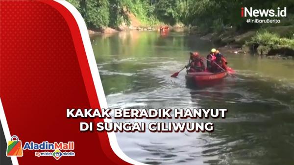 Kronologi Kakak Beradik Hilang Terbawa Arus Sungai Ciliwung