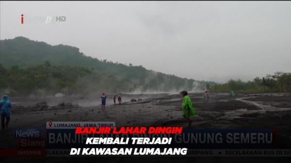 Banjir Lahar Dingin Kembali Terjadi Di Kawasan Lumajang