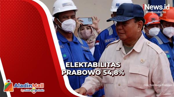 Hasil Survei LSN: Elektabilitas Prabowo Lampaui Ganjar dan Anies
