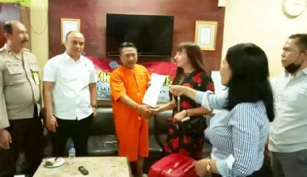 Kesepakatan damai pelaku dan korban. (Foto: Polres Kawasan Bandara Ngurah Rai)