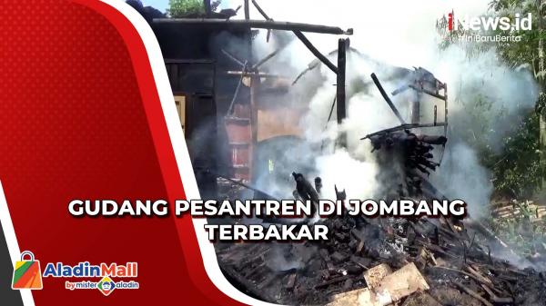 Gudang Pesantren Ludes Terbakar di Jombang