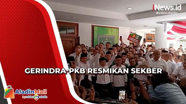 Tunjukan Keseriusan Koalisi, Prabowo dan Cak Imin Resmikan Sekber Gerindra-PKB