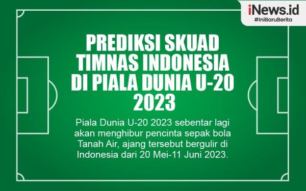 Infografis Prediksi Skuad Timnas Indonesia di Piala Dunia U-20 2023