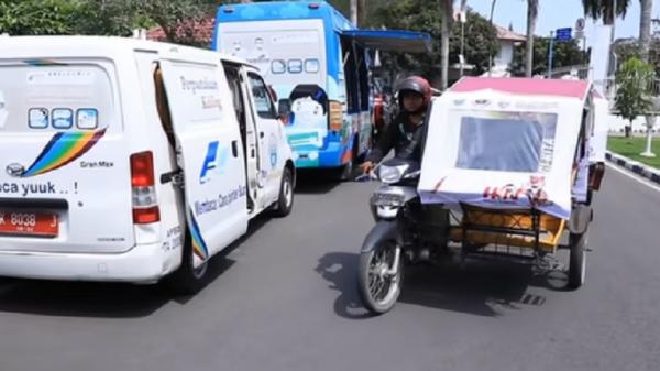 Becak Motor di Medan (Foto: Dok Pemprov Sumut) Becak Motor di Medan (Foto: Dok Pemprov Sumut)