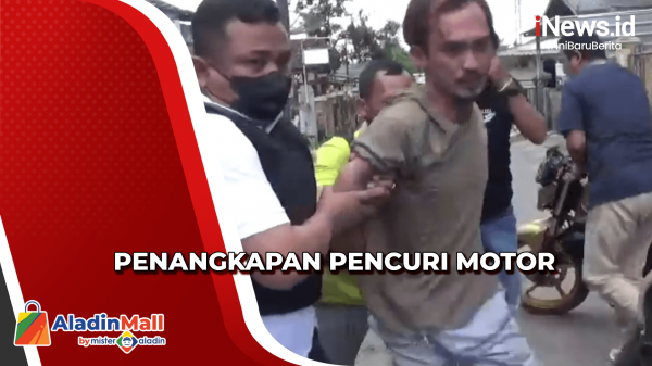 Detik-Detik Kawanan Spesialis Pencuri Motor di Masjid Bandar Lampung Diringkus Polisi