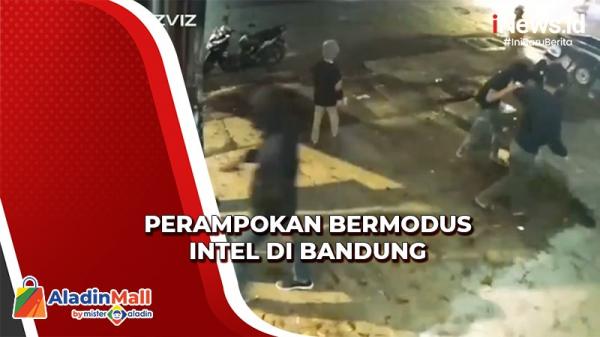 Perampokan dengan Kekerasan di Bandung Terekam CCTV Resahkan Warga
