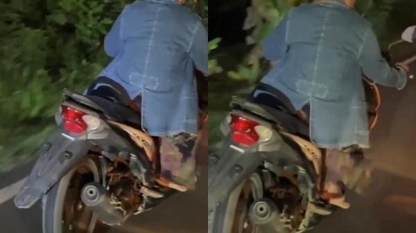 Viral Honda Beat Meleyot Ditunggangi Emak-emak, Netizen: Kalau Bisa Ngomong Motornya Nangis