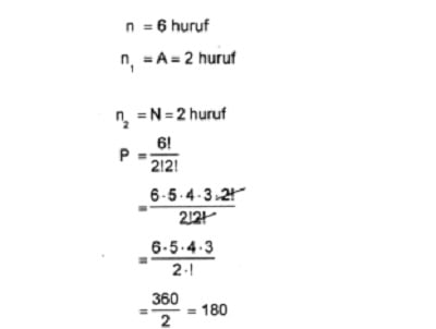 Jawaban soal permutasi (freepik)