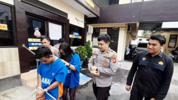 Polisi Tahan 2 Sejoli Tersangka Pencurian Barang Elektronik di Gorontalo