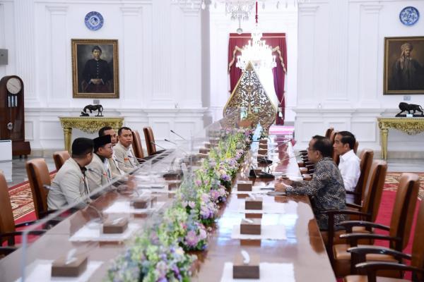 Ketum PP Pemuda Muhammadiyah Silaturahmi ke Presiden Jokowi di Istana, Ini yang Dibahas