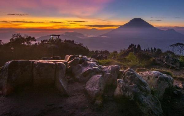 Suasana Desa Sembungan, Wonosobo yang disebut Negeri di Atas Awan. (Foto: Repro.Kemenparekraf)
