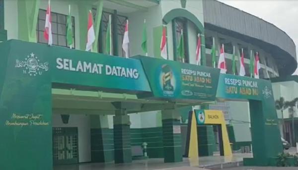 GOR Delta Sidoarjo, lokasi puncak resepsi 1 Abad NU. (Pramono Putra).