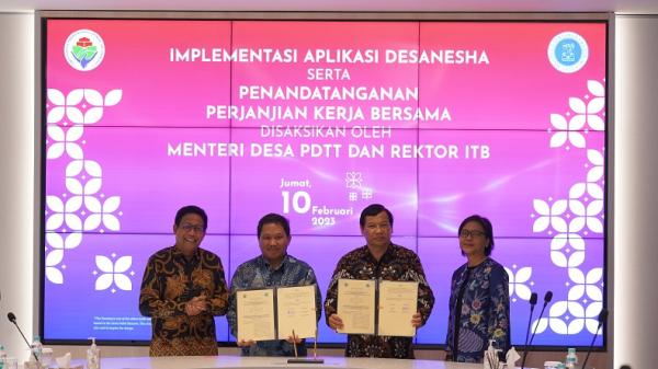 ITB-Kemendes PDTT Entaskan Daerah 3T dengan Teknologi Tepat Guna