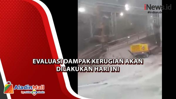 Begini Penampakan Banjir dan Longsor di Area Pabrik Konsentrat PT Freeport Indonesia di Mimika