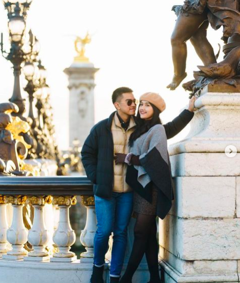 Momen kemesraan Erina Gudono dan Kaesang Pangarep. (Foto: Instagram) 