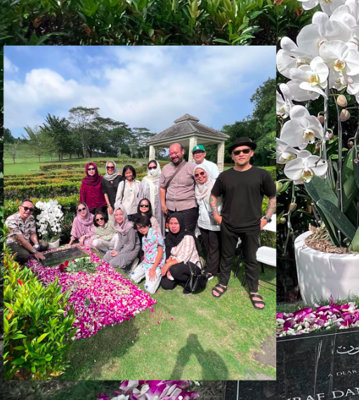 Screen Shot 2023 02 19 At 13 39 42 Deretan potret BCL ziarah ke makam Ashraf Sinclair. (Foto: Instagram)