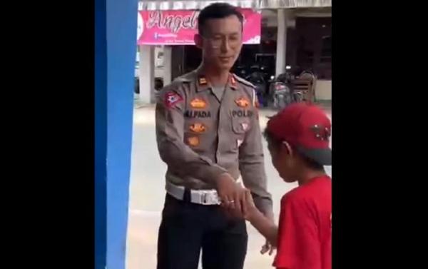 Adit, bocah 12 tahun yang tersesat sejauh 120 km di Kalimantan Barat. (Foto: tangkapan layar)