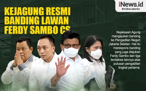 Infografis Kejagung Resmi Banding Lawan Ferdy Sambo Cs