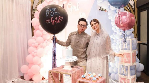 Atriel Angel menggelar gender reveal party (Foto: IG)