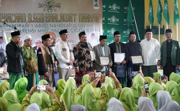 Baja Perindo Hadiri Tasyakuran 1 Abad NU di Cigombong Bogor, Ini Kata Plt Bupati Bogor