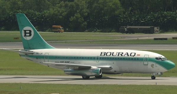 Pesawat Bouraq Airlines. (Foto: istimewa)