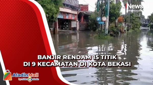 BPBD Kota Bekasi Sebut Banjir Rendam 15 Titik Di 9 Kecamatan Di Kota Bekasi