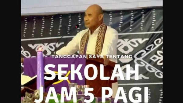 Gubernur NTT Viktor Laiskodat menerapkan sekolah jam 5 pagi untuk dua sekolah unggulan yakni SMA 1 dan SMA 6. (Foto : Instragram/@viktorbungtilulaiskodat)