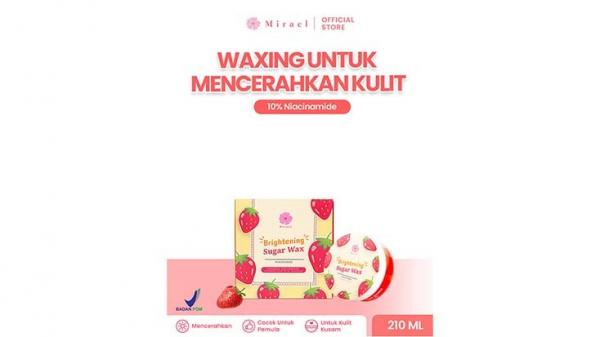 MIRAEL Brightening Strawberry Sugar Waxing Kit 210ML