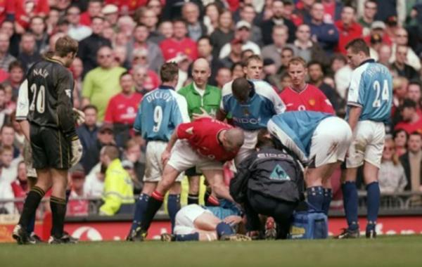 Roy Keane Alf-Inge Haaland Foto: Mirror