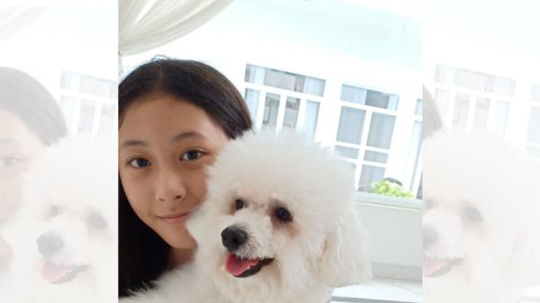 Fara Miyako Emi Fara Miyako Emi penyuka anjing (Foto: IG @miyakoemi)