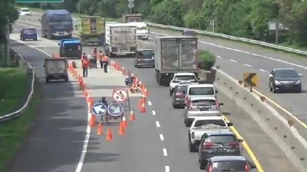 Ini Titik Perbaikan Di Jalan Tol Cipularang Kendaraan Arah Bandung