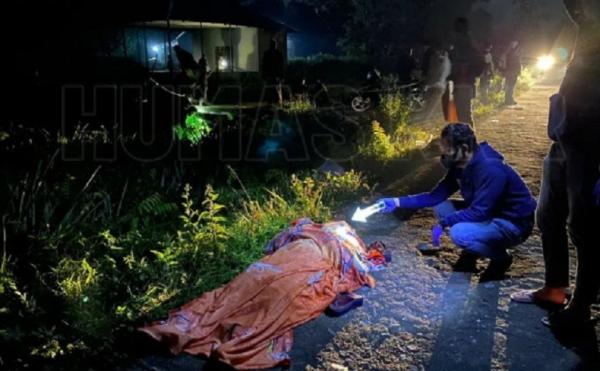 Ibu Muda Tewas Kubu Raya Jenazah Nur Azizah saat ditemukan, Minggu (5/3/2023). (Foto: Polres Kubu Raya)