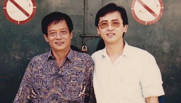 orang terkaya di Jawa Timur Hermanto Tanoko bersama ayahnya. (Foto: ig hermantotanoko).