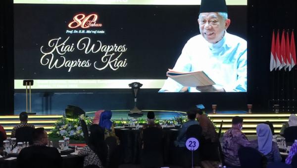 Ulang Tahun ke-80, Ma'ruf Amin Luncurkan Buku Berjudul Kiai Wapres, Wapres Kiai