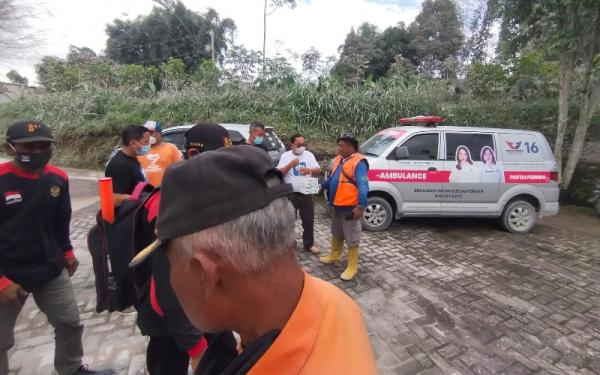 Partai Perindo Bantu Warga Terdampak Erupsi Gunung Merapi
