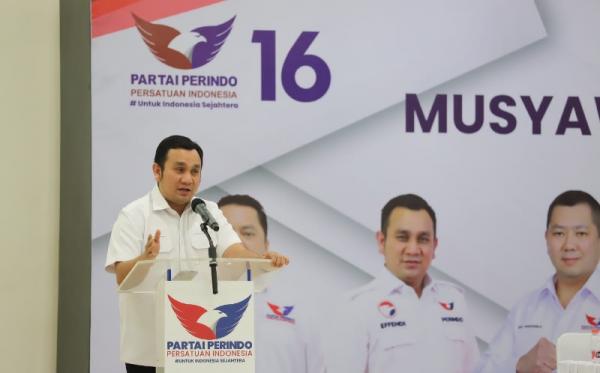Muskerda DPD Partai Perindo Jakpus, Effendi Syahputra Minta Caleg Koordinasi dengan Pengurus Setempat