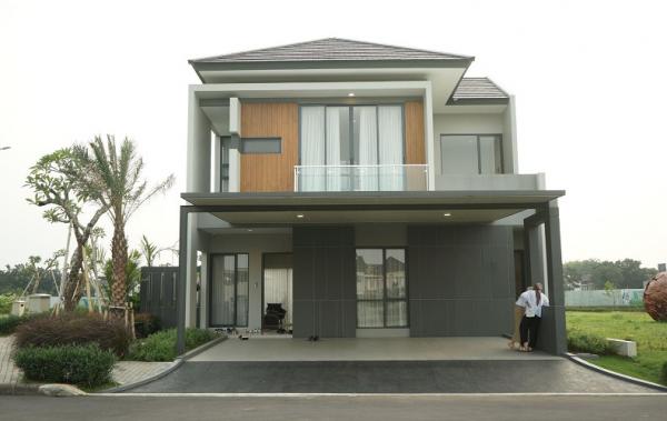  Salah satu unit Water Terrace Tahap II. (Foto: MPI/Aldhi Chandra Setiawan)