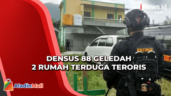 Diduga Teroris, Densus 88 Geledah 2 Rumah di Sigi dan Palu, 2 Orang Diamankan