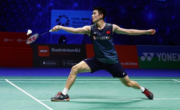 Pebulu tangkis tunggal putra China, Li Shi Feng menjuarai All England 2023. (Foto: REUTERS)