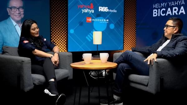 Tamara Geraldine di Podcast Helmy Yahya. (Foto: YouTube)