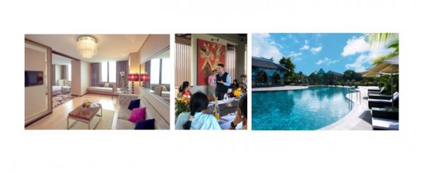 Kiri ke kanan: Garden Palace Hotel Surabaya Powered by Archipelago, Sosialisasi PbA di Royal Kamuela Ubud, Can Tho Eco Resort Powered by Archipelago-Vietnam. (Foto: dok Archipelago International)