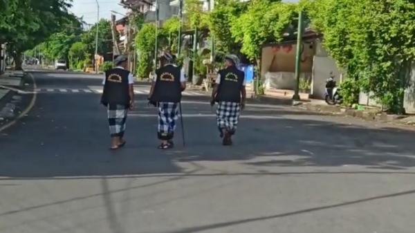 Suasana perayaan hari Raya Nyepi di Bali. Kawasan wisata dan jalanan lengang (Bagus Alit/MNC Portal)