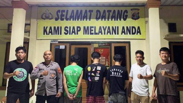 Mahasiswa dari salah satu univeritas Bandarlampung diciduk karena menjadi bandar narkoba jenis sabu. (Ira Widyanti/MNC Portal)
