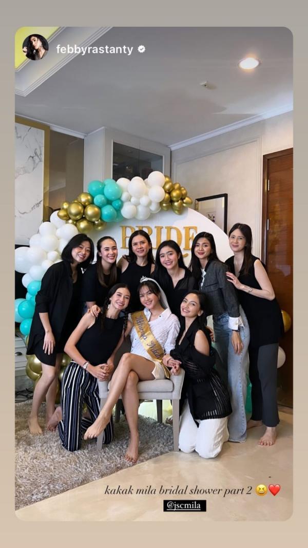 MILA 2 Jessica Mila bridal shower. (Foto: Instastory)