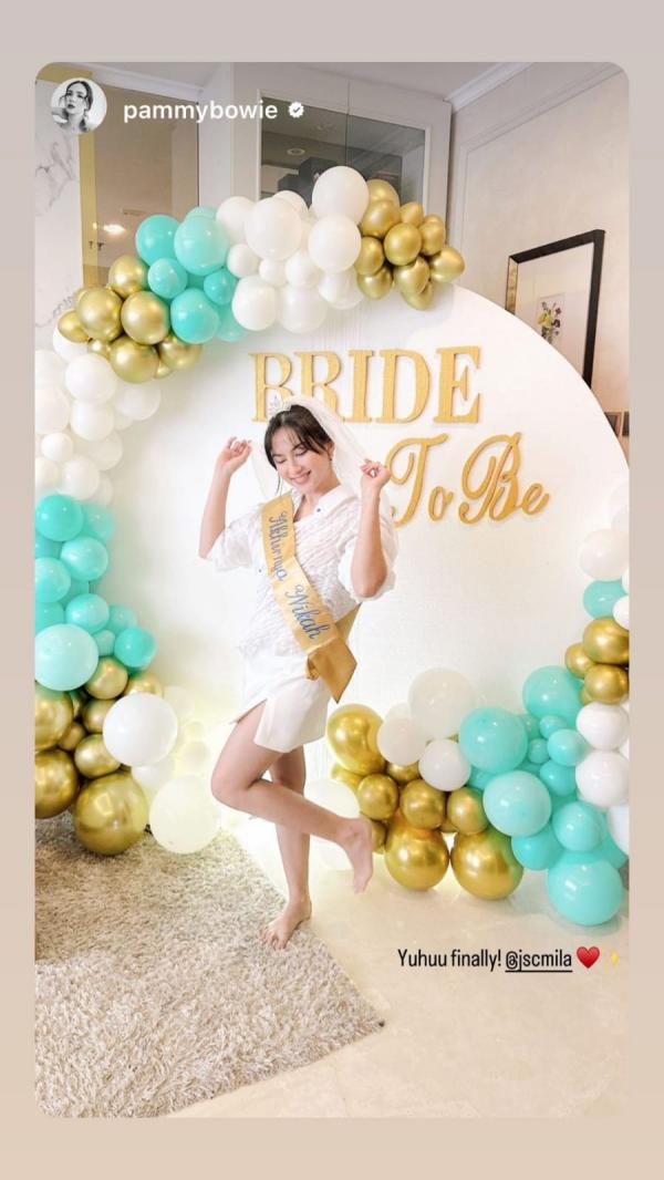 MILA 3 Jessica Mila bridal shower. (Foto: Instastory)