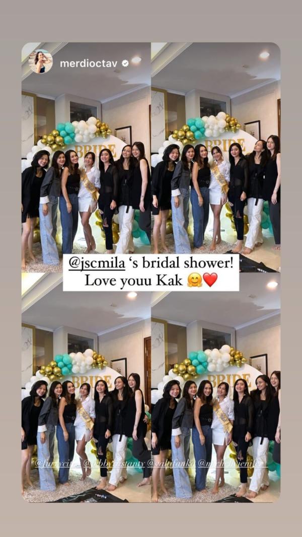 MILA 4 Jessica Mila bridal shower. (Foto: Instastory)
