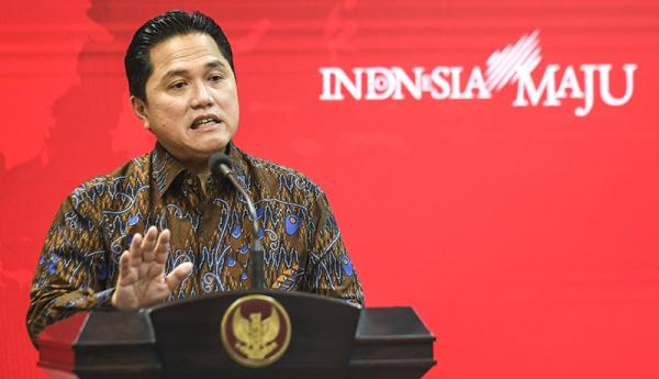 Elektabilitas Erick Thohir Lampaui Figur Lain Jadi Cawapres 2024