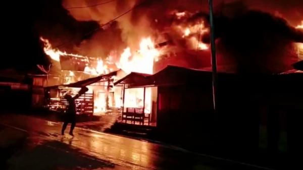 9 Rumah di Gayo Lues Ludes Dilalap Api, 1 Siswi SMP Tewas Terpanggang