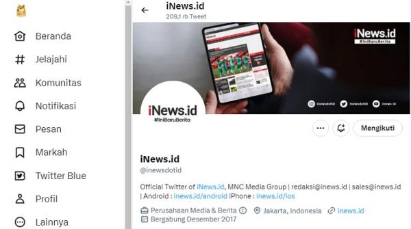 Logo Twitter jadi gambar anjing Shiba Inu. (Foto: Tangkapan Layar)