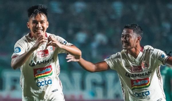 Witan Sulaeman Persija Vs Persebaya Persija Jakarta kalahkan Persebaya Surabaya 1-0 pada laga lanjutan Liga 1 di Stadion Gelora Joko Samudro, Rabu (5/4/2023) malam WIB. (Foto: Twitter)